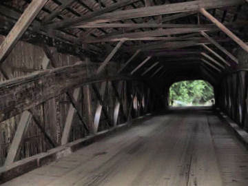 Hemlock Covered Bridge. Photo by Tom Keating, September 20, 2006